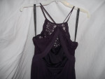 ELEGANT PLUM / PURPLE GOWN by "BILL LEVKOFF"