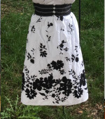 $198 White House Black Market Dress Skirt Floral 8 10 M
