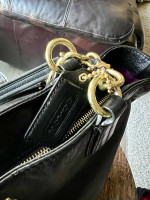 Coach madison black leather purse