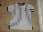 YOUTH MLB Genuine Merchandise Cleveland Indians SEWN Jersey L 14/16