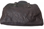 Chanel Outdoor Ligne Doctor Bag Diamond Stitched Caviar Leather