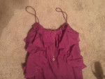 $395 REBECCA TAYLOR Silk Dress Sea 6 S Ruffle Ombre Chloe Dip Dye