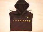 NIKE FIT Hoodie LIVESTRONG. Mens fitted Medium. Hooded Sweatshirt