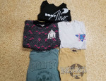 Vintage 80s Workout Tops, World Gym, Body Alive, Harley Davidson