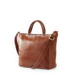 NEW brown leather tote