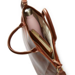 NEW brown leather tote