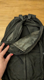 Large 5-Zip 5-Pocket Black Jansport Backpack