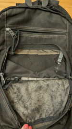 Large 5-Zip 5-Pocket Black Jansport Backpack