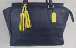 COACH 22390 Candace Carryall Perforated Leather w Tassel XL NEVER USED