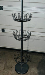 ORGANIZE! Floor-to-Ceiling Revolving Shoe Tree 36 PAIRS!