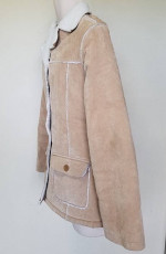Tilt ALL Leather WARM Jacket Shearling-LIKE Inside PERFECT/UNWORN!  LG