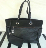 Authentic Chanel Biarritz large Tote handbag