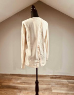 Medium Pink Top W/ Sheer Back