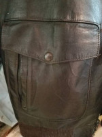 Vintage Quality Oakton Fine Leather Bomber Jacket