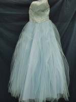 Prom Costume Dress Princess Disney style Pale blue size 4-6
