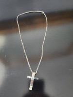 Stainless steel chain with cross