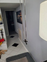 Stainless steel chain with cross