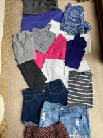Girls/Teen Clothing LOT - shorts - tops - ENTIRE SUMMER WARDROBE!!