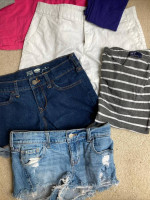 Girls/Teen Clothing LOT - shorts - tops - ENTIRE SUMMER WARDROBE!!