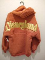 DISNEYLAND Resort Spirit Jersey Peach Gold Medium Sherpa Fleece Hoodie