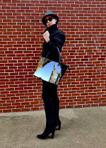 St. Andrews Scotland Cathedral handbag (100% nappa leather)