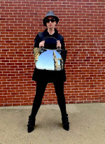 St. Andrews Scotland Cathedral handbag (100% nappa leather)