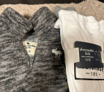 NEW Abercrombie Kids Boy or Girl Fleece Sweatshirt Pjs Set Size 11 12