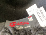 Vtg. 90’s Women’s Lamb’s Wool Hat Black Size 7 Kates Boutique Canada