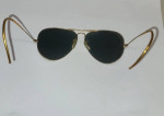 Vintage Ray Ban Bausch Lomb Aviator Tinted Ambermatic Sunglasses Glass