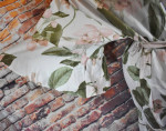 Victorias Secret Medium Here Comes The Bride Floral Satin Short Wrap R