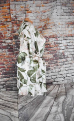 Victorias Secret Medium Here Comes The Bride Floral Satin Short Wrap R