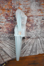 Pinehurst Vintage Pajama Set Size S/M 2 PC Nightwear Nylon Tricot  W B