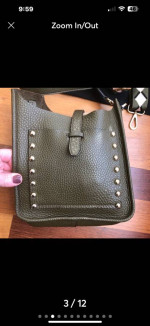 Rebecca Minkoff Pebbled Leather crossbody bag + extra strap