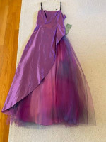 PROM GOWN DRESS - FREE - NEW with tags, Size 13/14, Purples