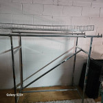 Double Rail Garment Clothing Rack,