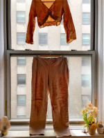Golden Look - Blouse and trousers