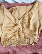 Golden Look - Blouse and trousers