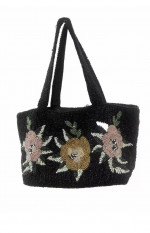 Christiana Vintage Women Purse, Beaded & Embroidered Floral Purse