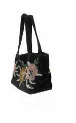 Christiana Vintage Women Purse, Beaded & Embroidered Floral Purse