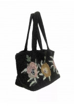 Christiana Vintage Women Purse, Beaded & Embroidered Floral Purse