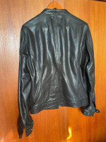 awesome minimal Belstaff men’s leather cafe Motorcycle Jacket