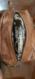 Lot of 2 Tan Brown Purses Clutch & Checkbook Cover Liz Claiaborne