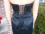 Joli 2 Piece Black Prom, LPA, Homecoming Dress Gown with Long Skirt