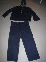 Keystone Cop Costume, Handmade, Adult / Teen Size L-XL