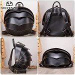 LEATHER ARMADILLO BACKPACK