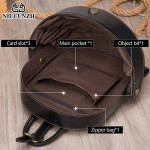 LEATHER ARMADILLO BACKPACK