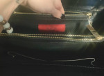 Valentino Black Leather and Lace Demetra Tote