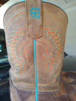 YOUTH'S ANDERSON BEAN CRAZY HORSE PATCHWORK COWBOY BOOTS