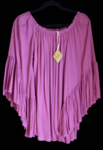 NEW XS Vintage Indah Kamani Butterfly Sleeve Tunic