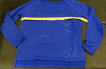 LOT Gymboree Kid Girl Blue White Stripe Sweater Sweatshirt Hi Lo Large